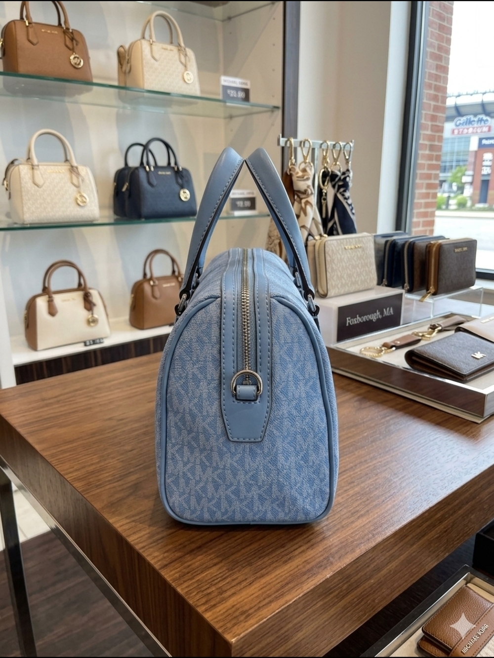 Michael Kors Travel Medium Duffle Satchel - South Pacific (NWT) - Picture 5 of 7